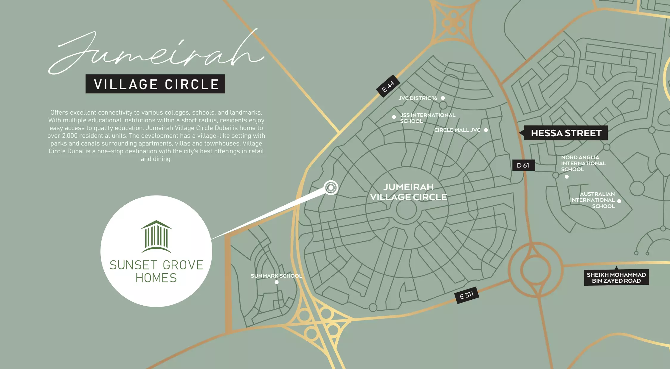 Sunset Grove Homes – master plan
