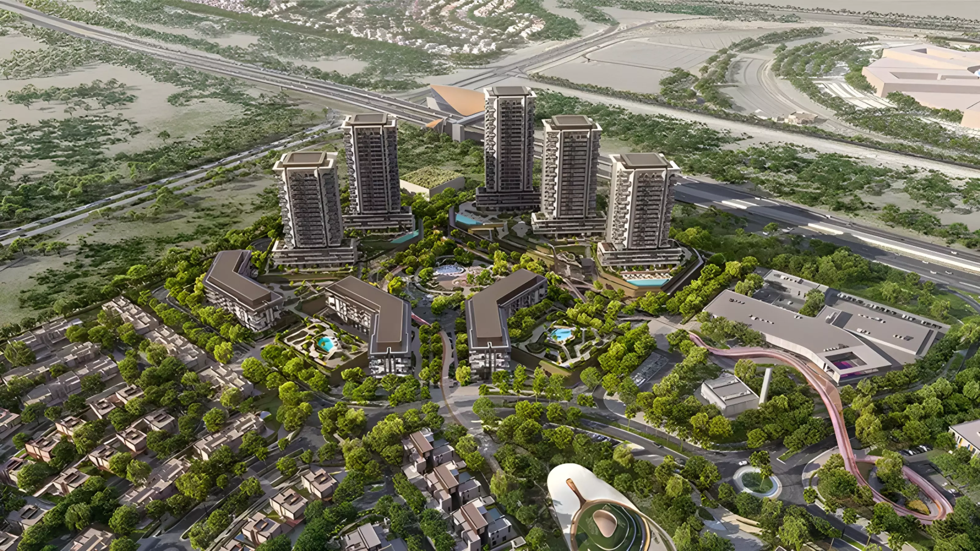 Teal Tower – main view