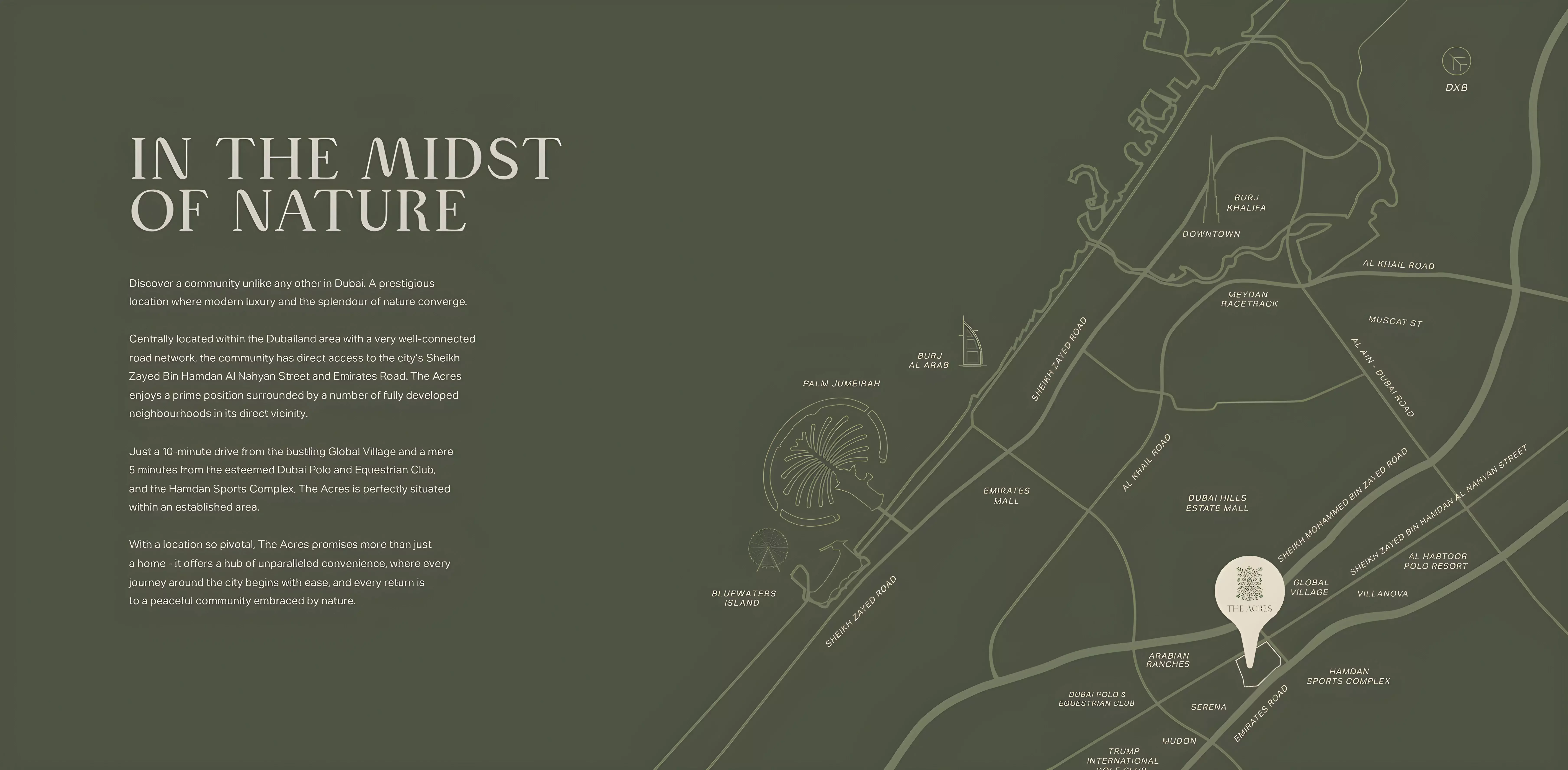 The Acres Estates Phase 3 by Meraas – master plan
