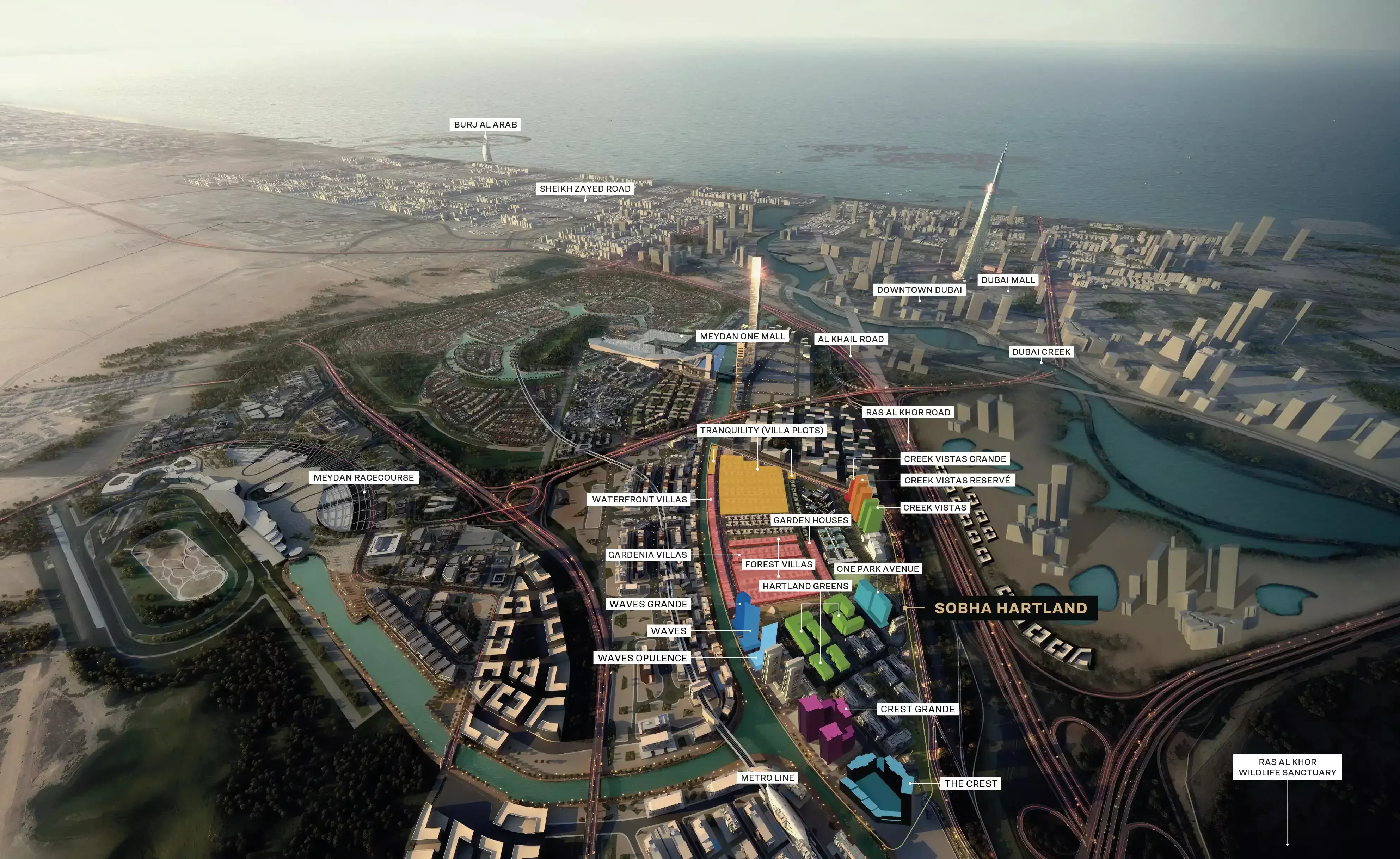 The Crest By Sobha – master plan