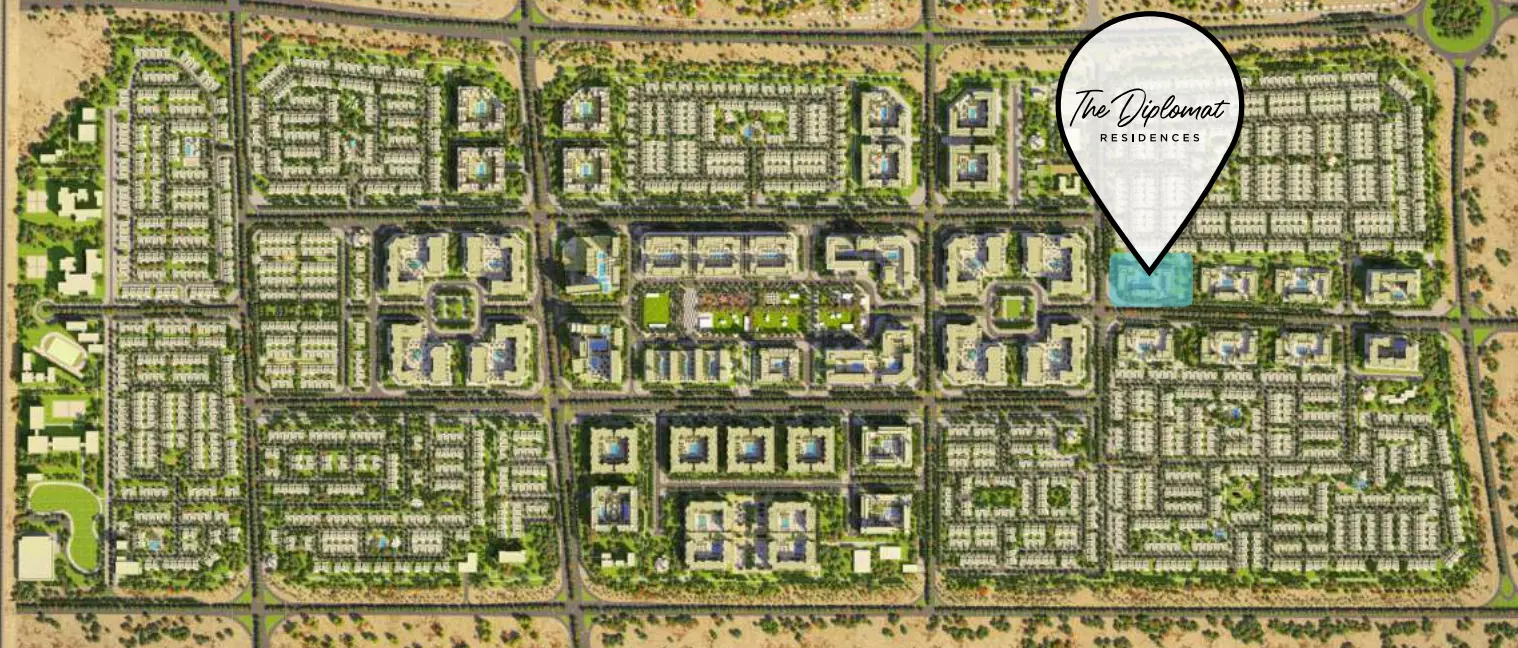 The Diplomat Residences – master plan