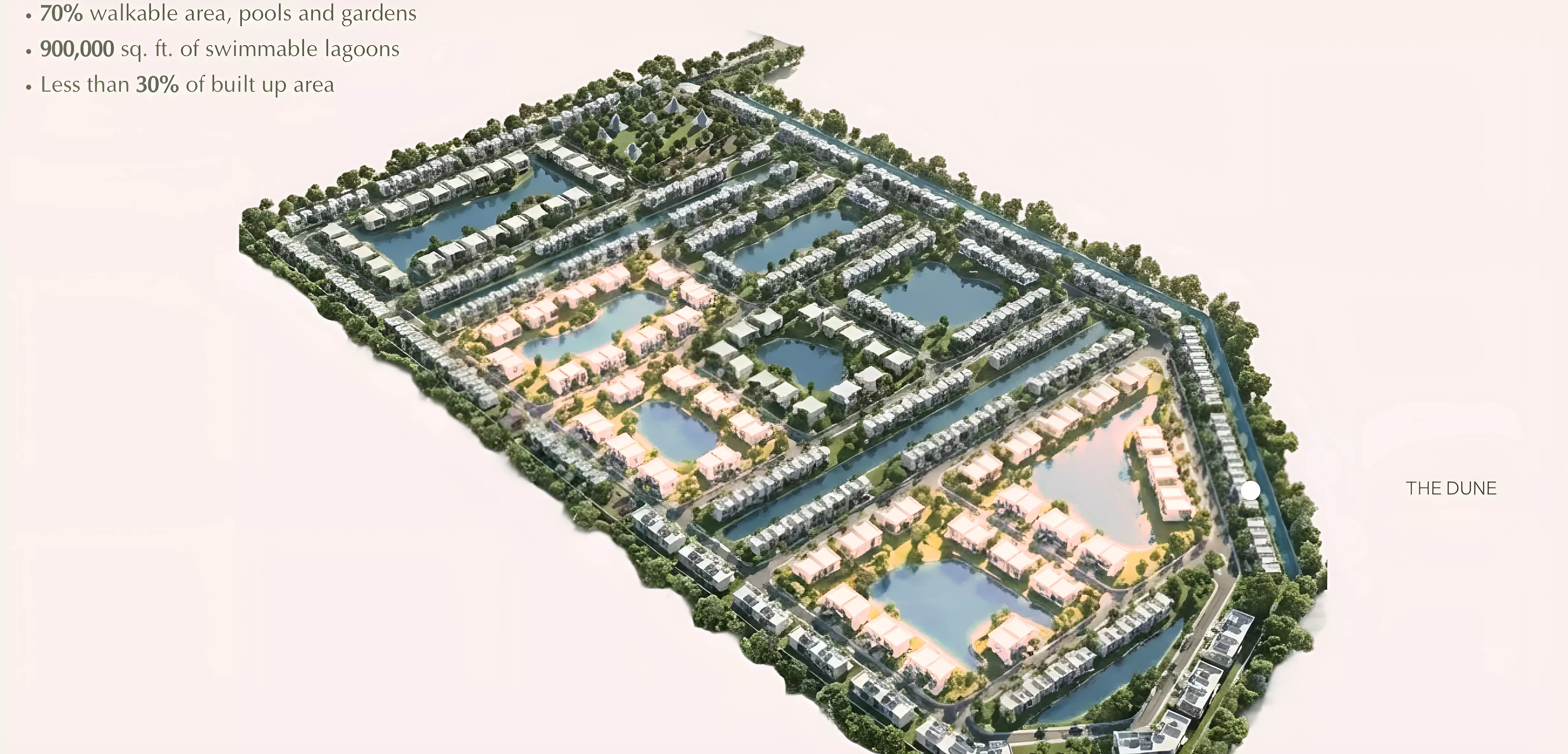 The Dune at Lunaya – master plan