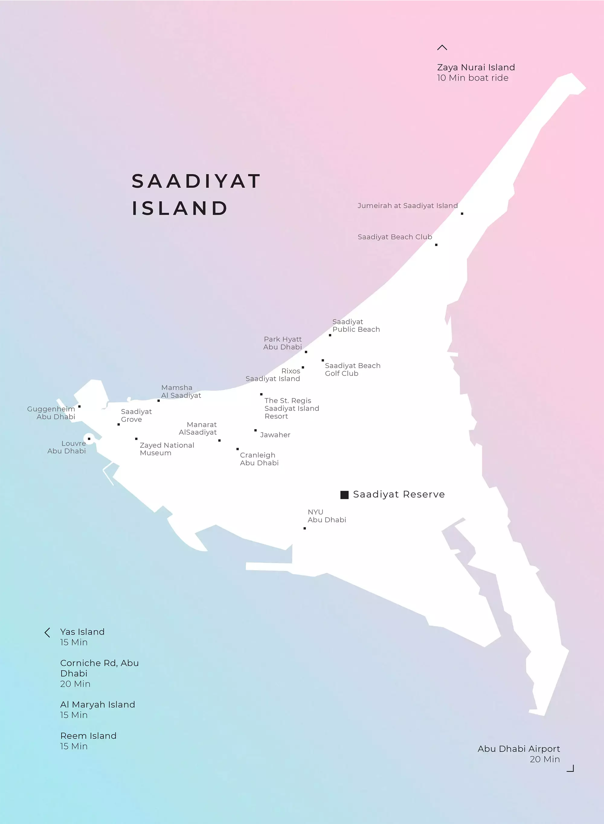 The Dunes Saadiyat – master plan