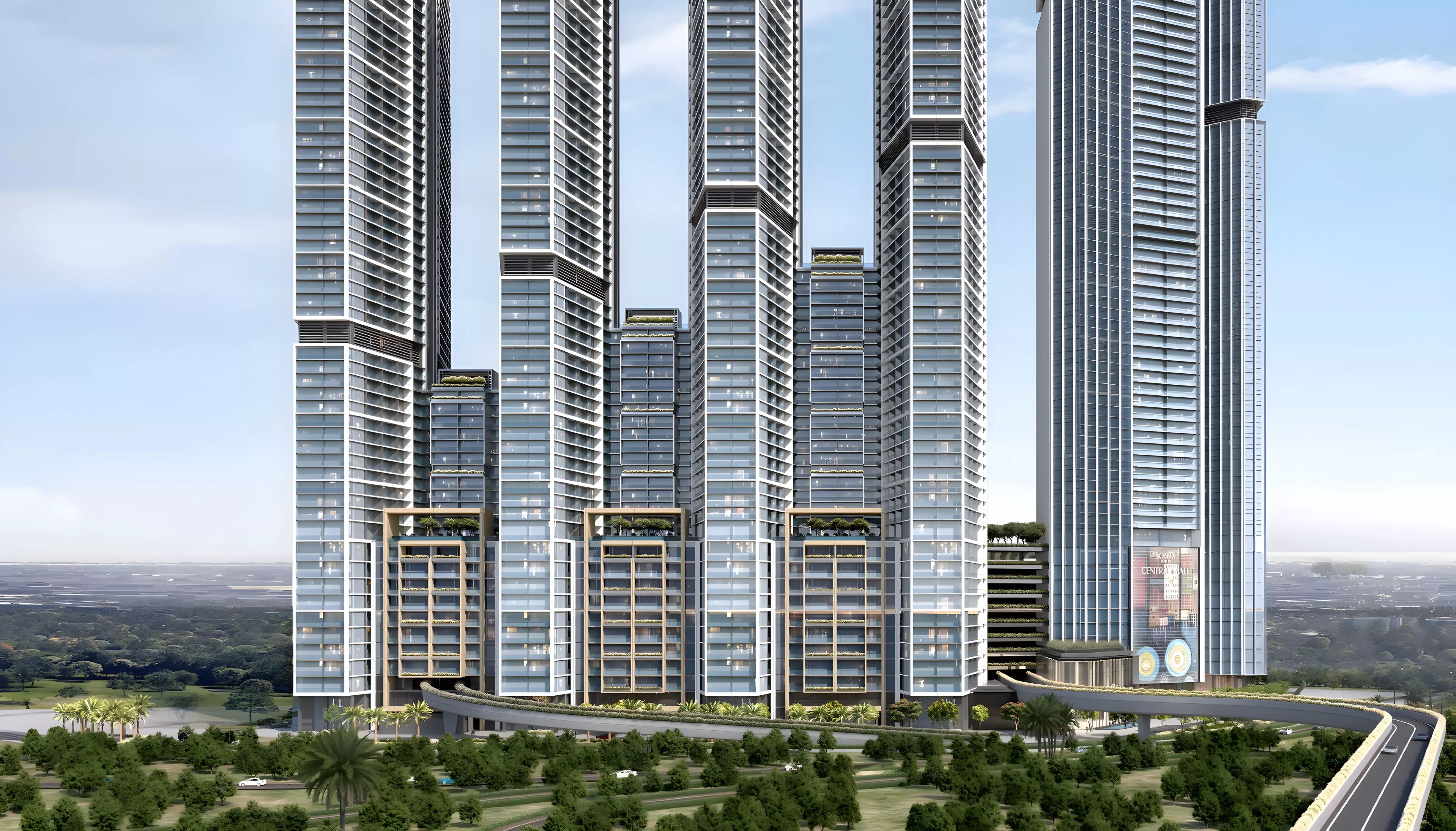 The Eden at Sobha Central – main view