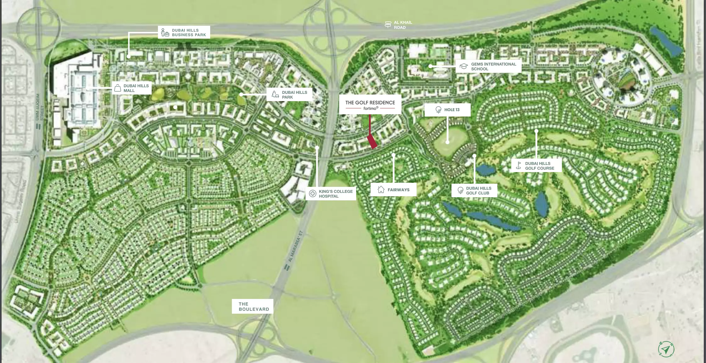 The Golf Residences – master plan
