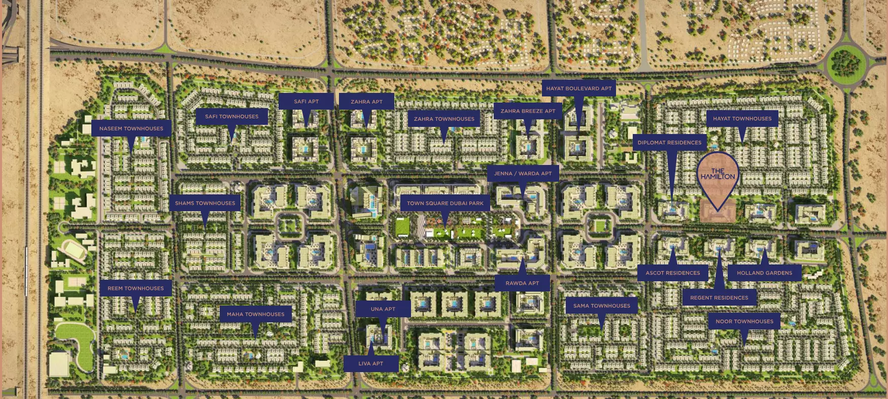 The Hamilton – master plan