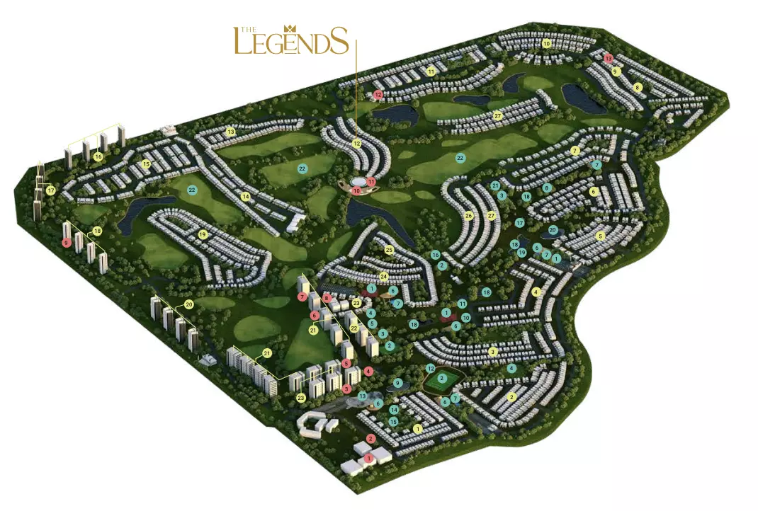 The Legends – master plan