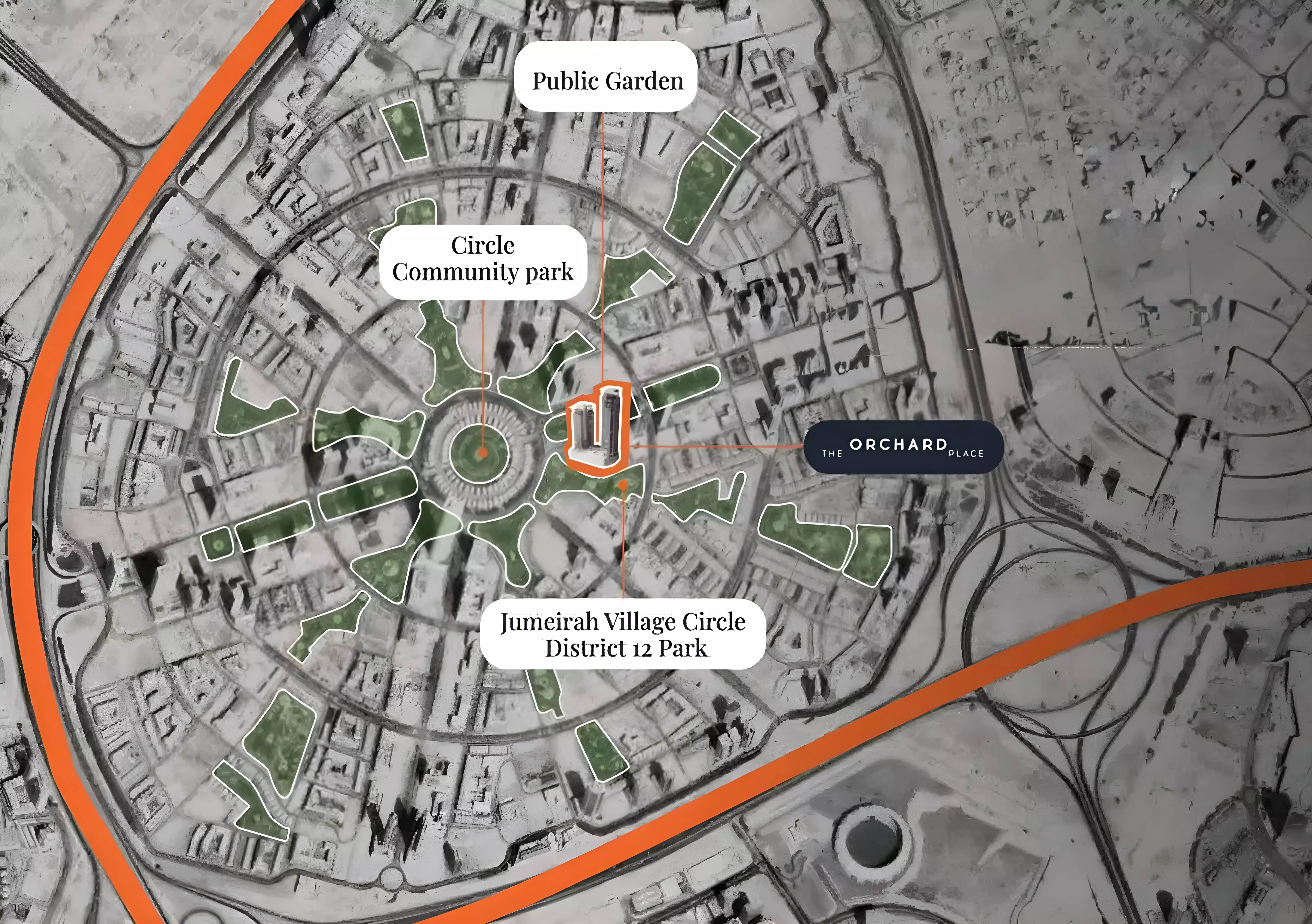 The Orchard Place- Towers D&E – master plan