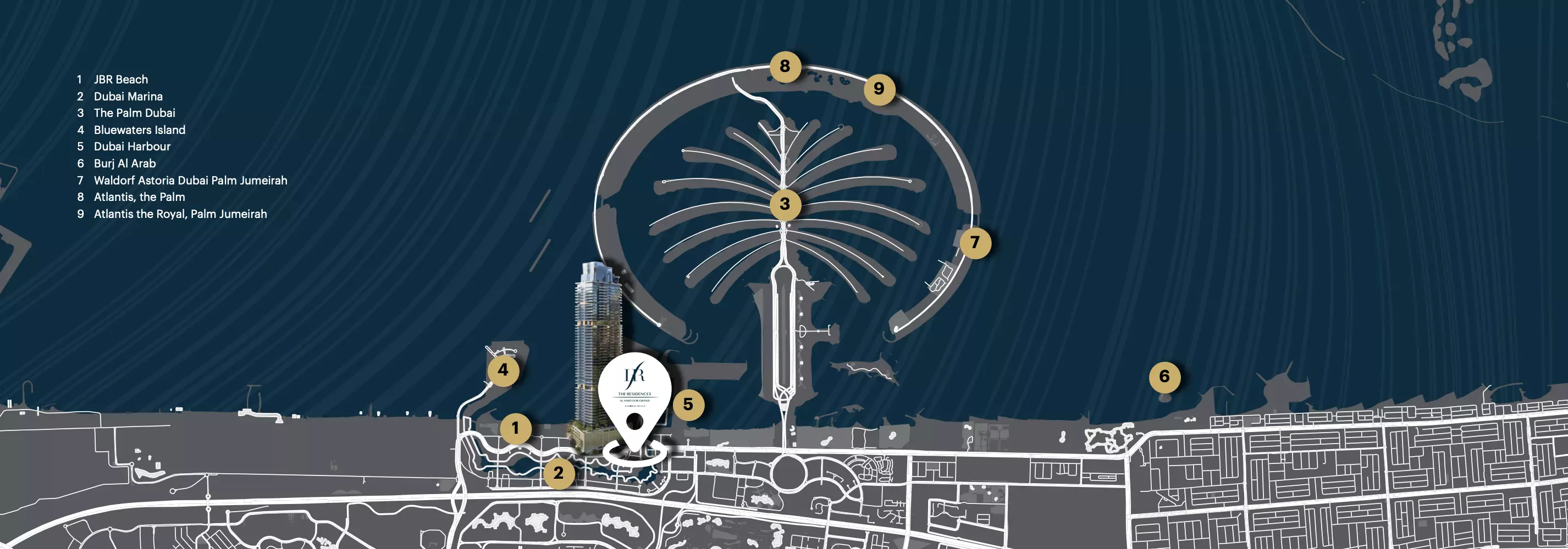 The Residences Al Habtoor Grand – master plan