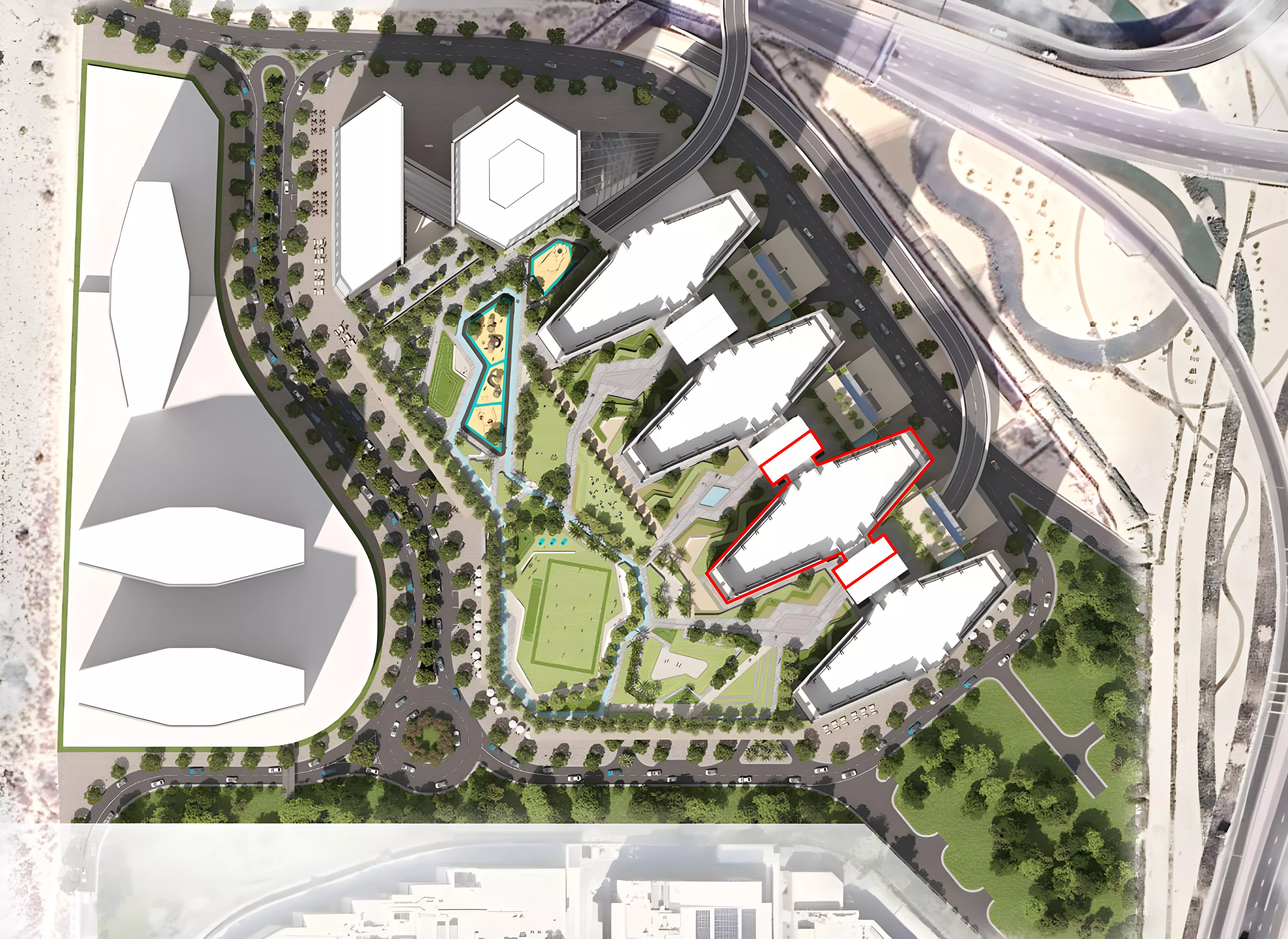 The Serene – master plan