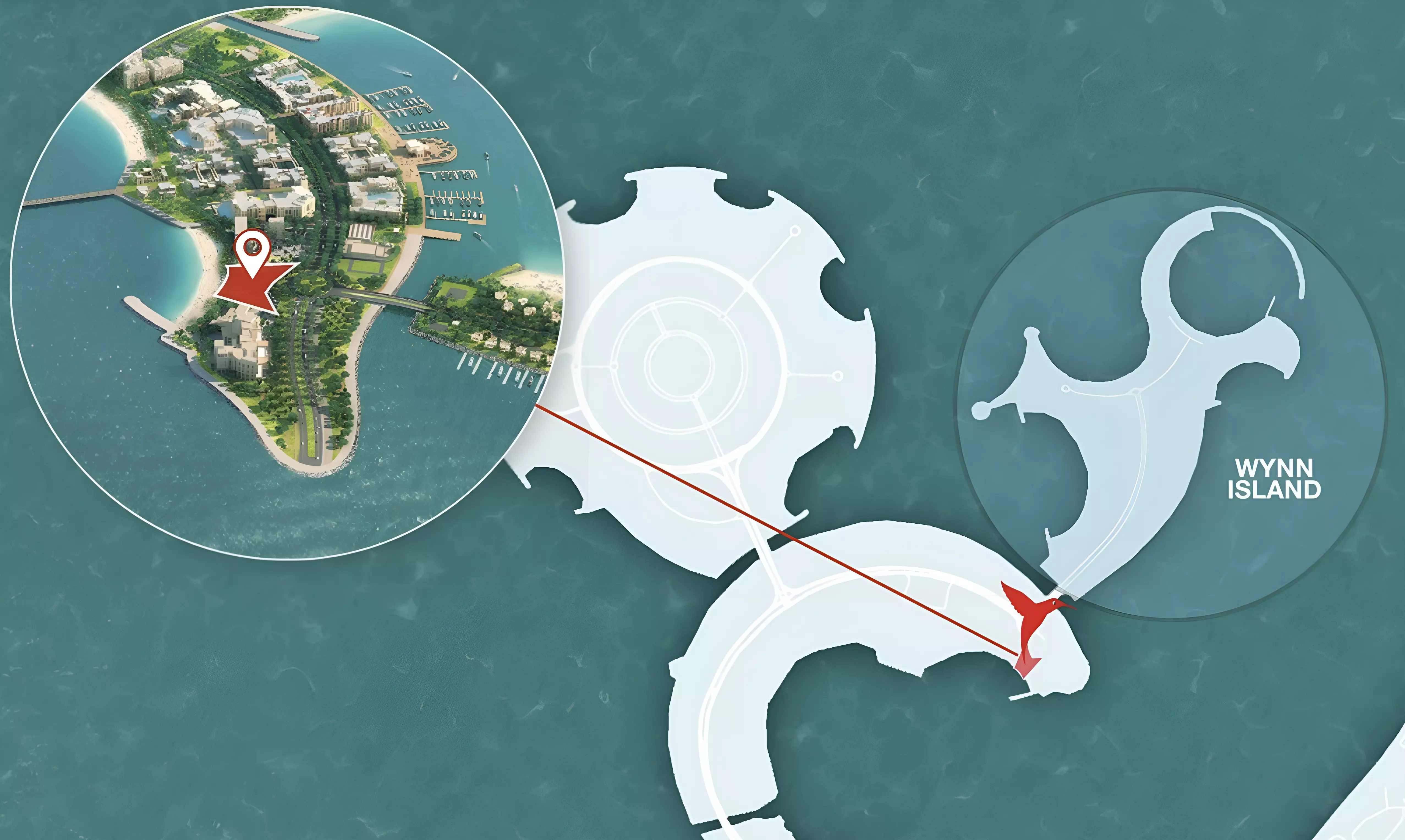 The Unexpected Al Marjan Island Hotel & Residences – master plan