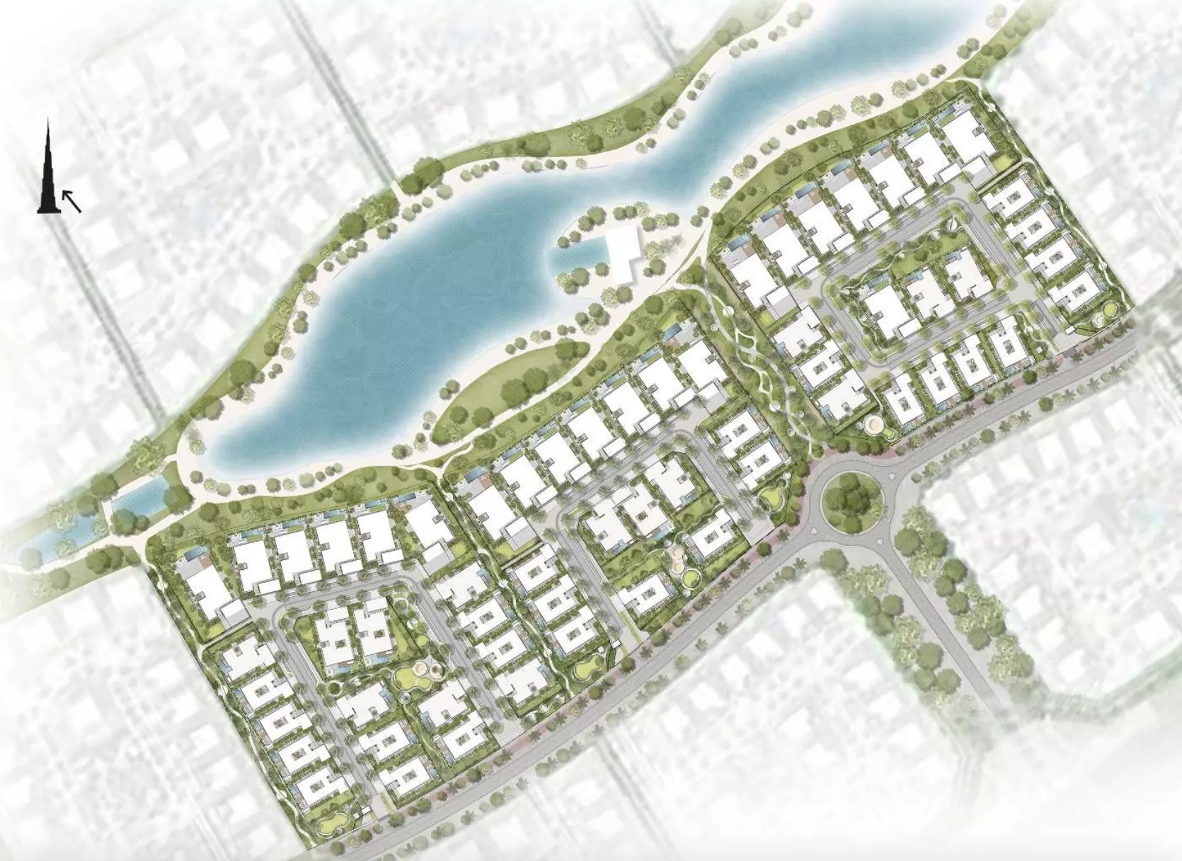 The Waterside Villas – master plan