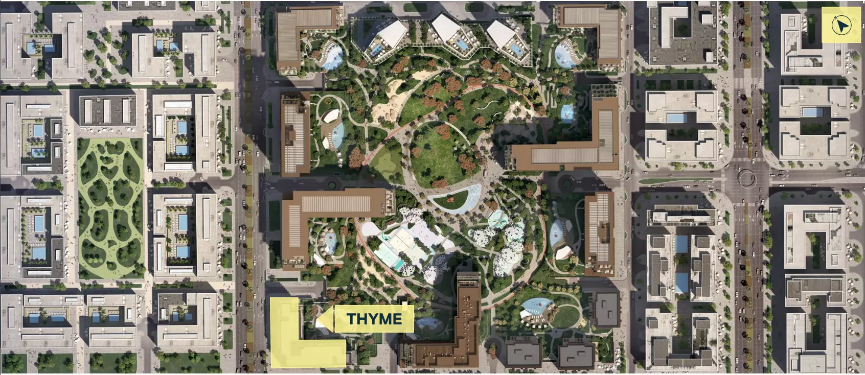 Thyme Central Park – master plan