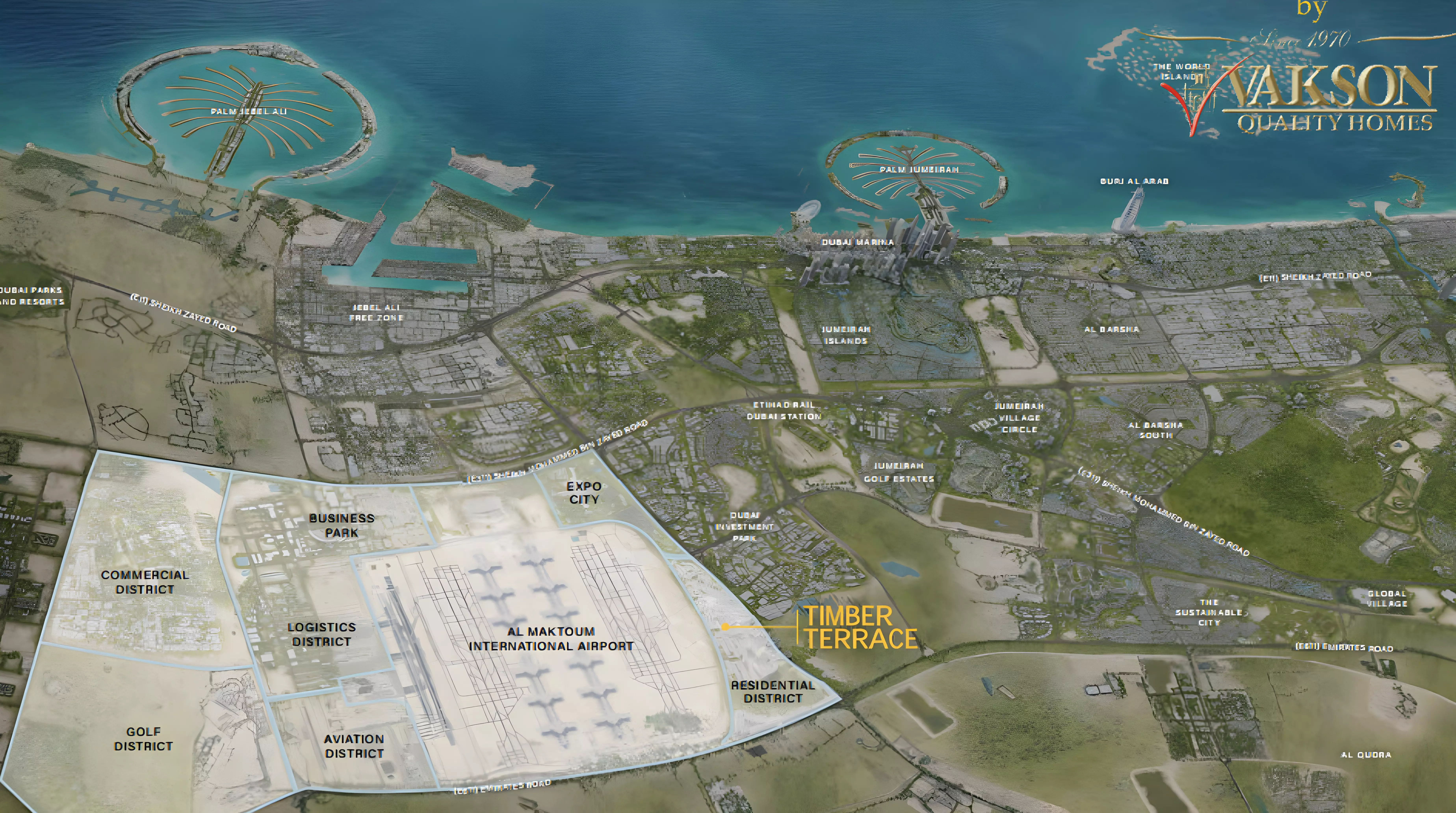 Timber Terrace – master plan