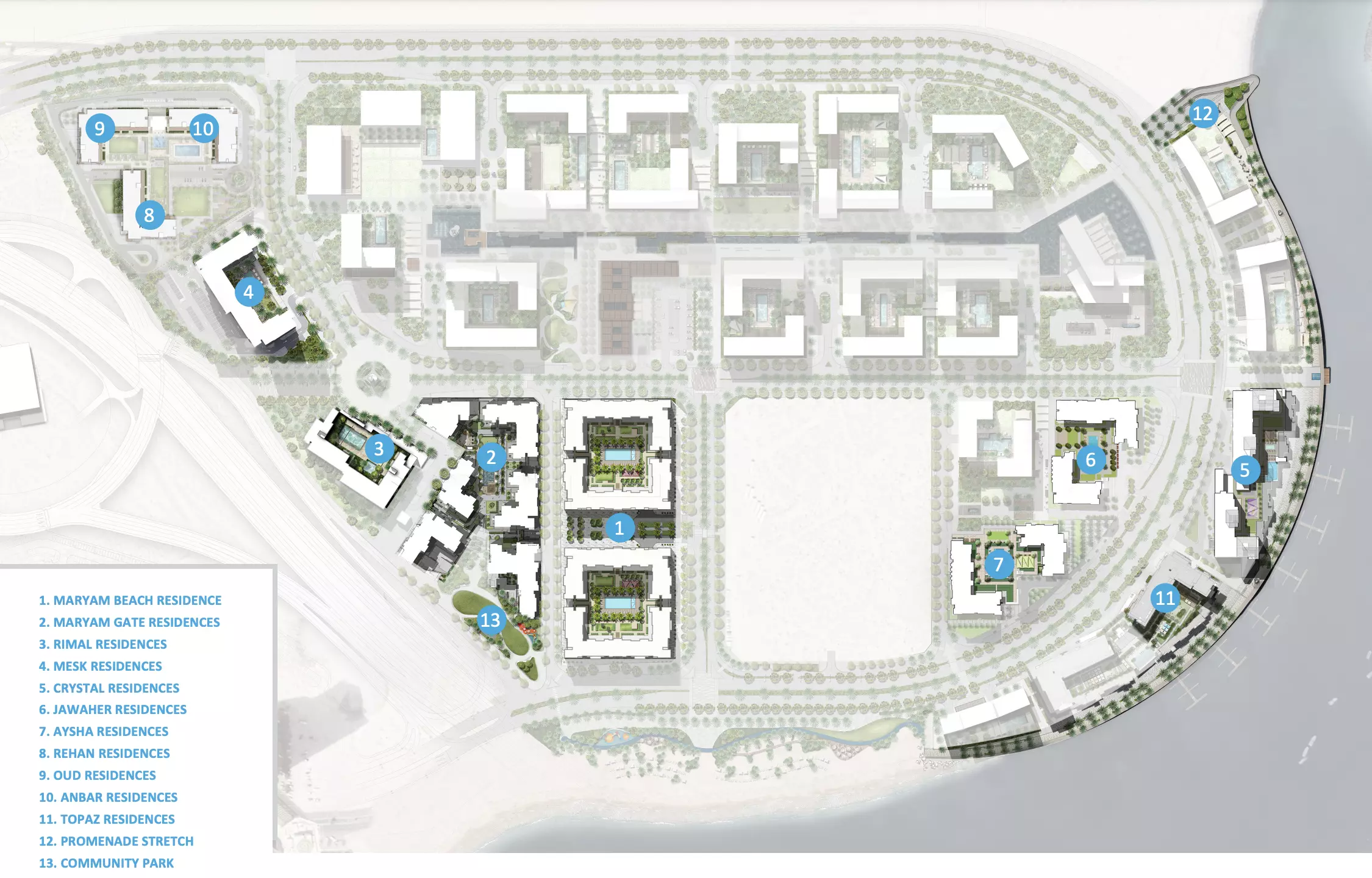 Topaz Residences – master plan