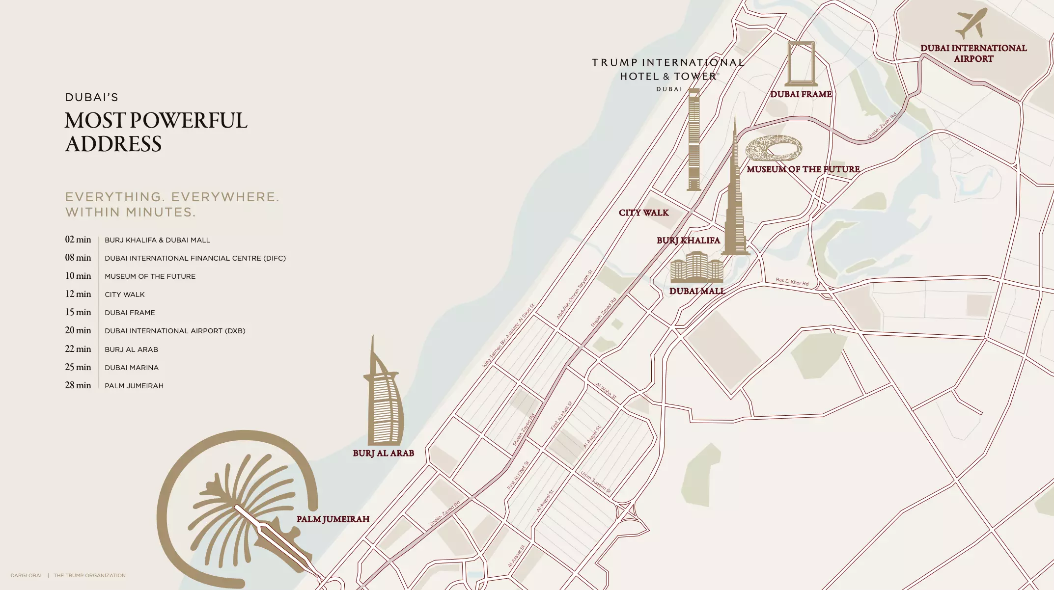 Trump International Hotel & Tower Dubai – master plan