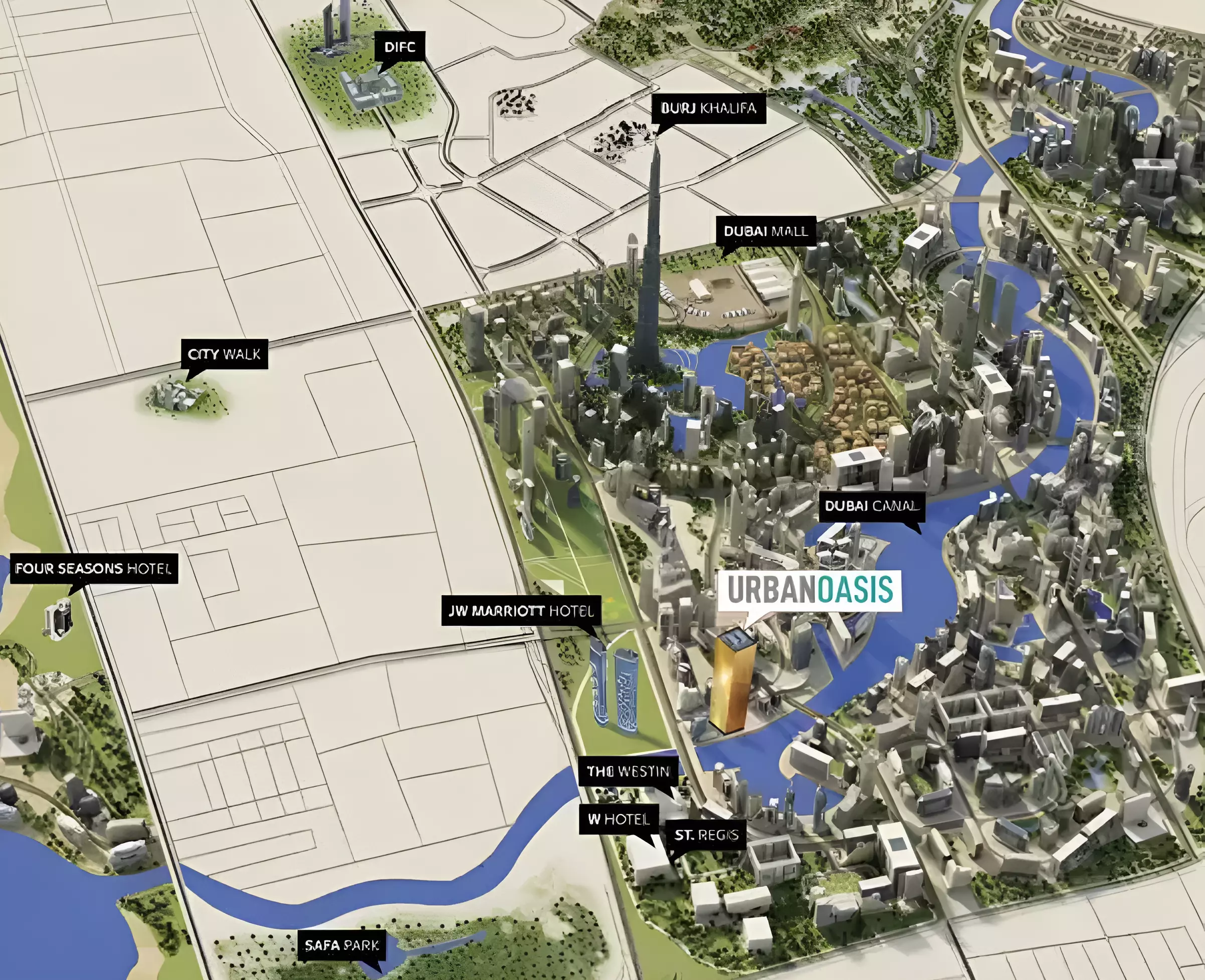 Urban Oasis by Missoni – master plan