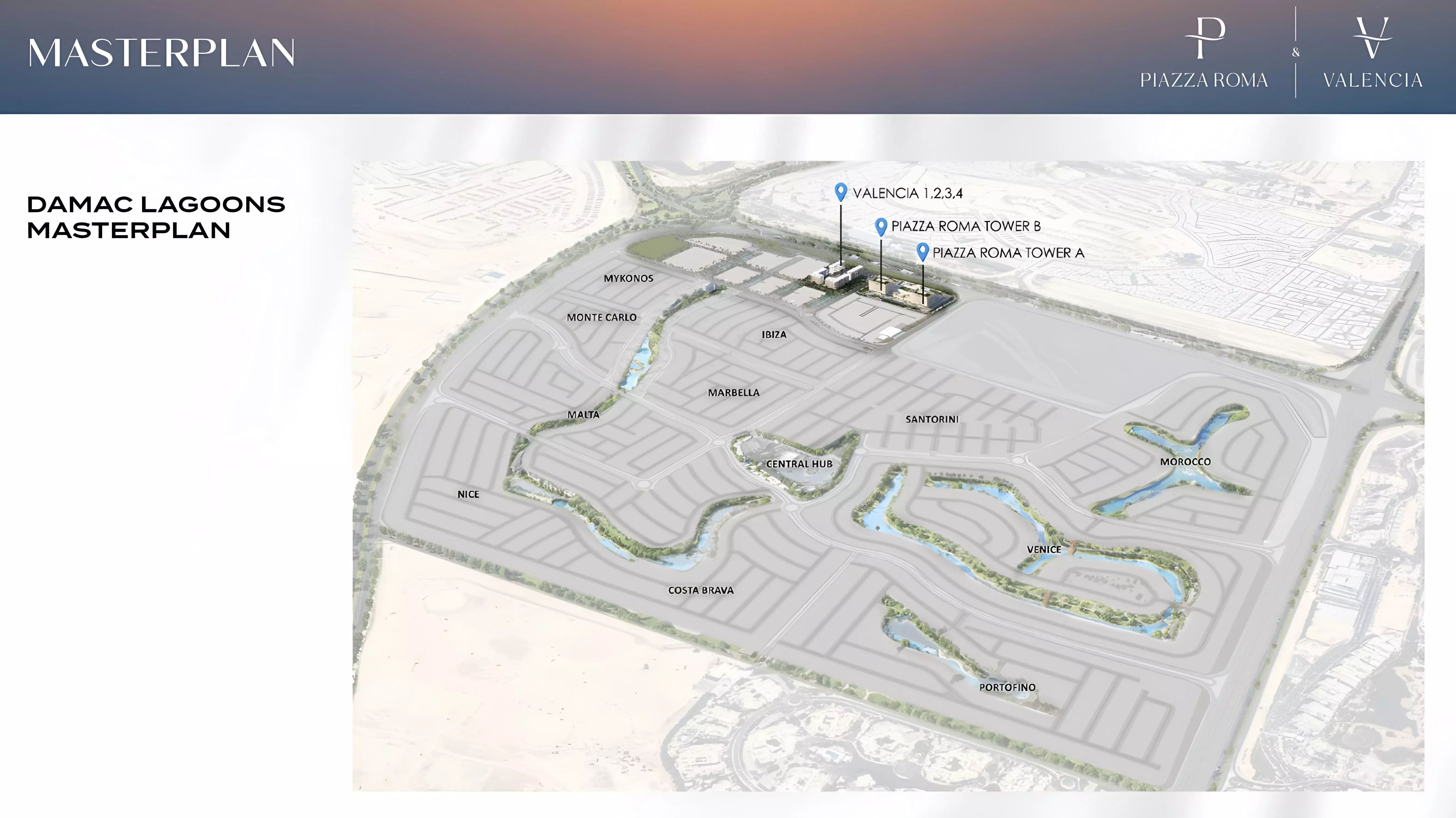 Velencia – master plan