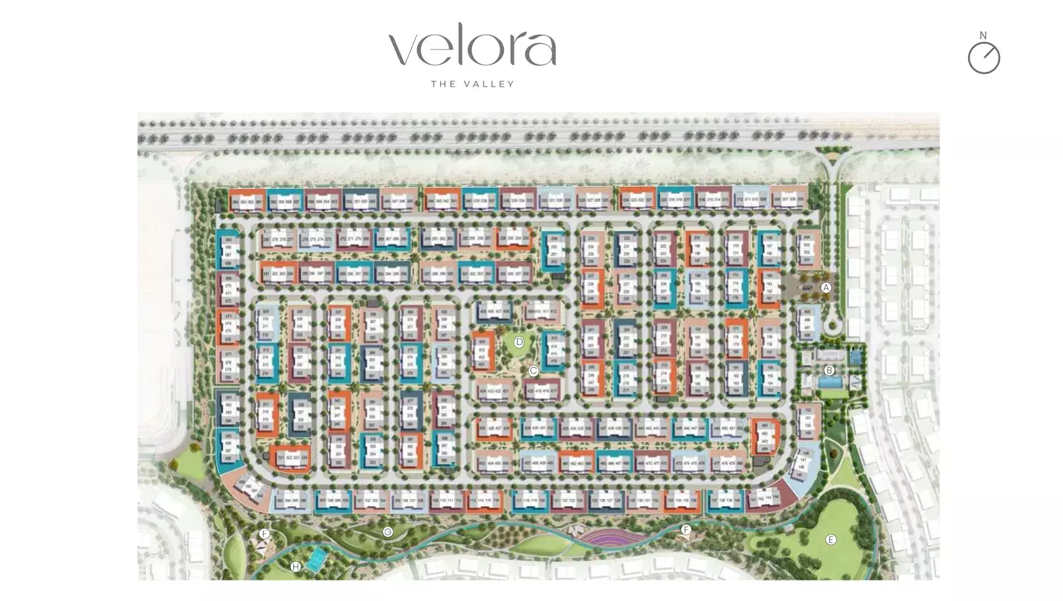 Velora By Emaar – master plan