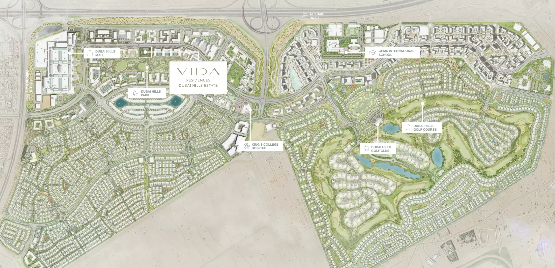 Vida Residences DHE – master plan