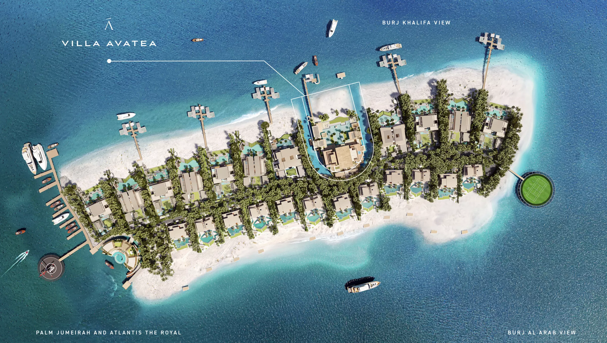 Villa Amaya – master plan