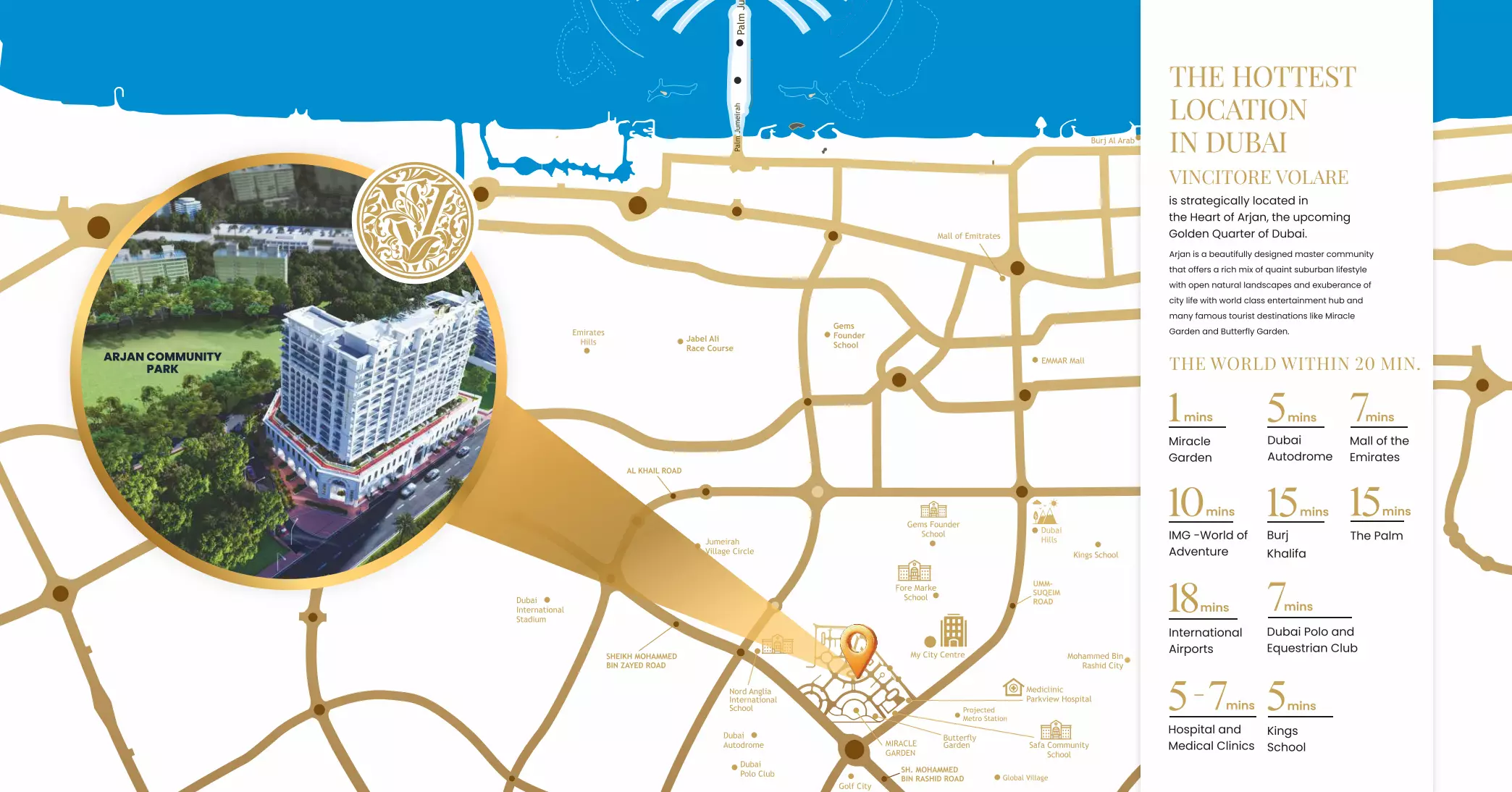 Vincitore Volare – master plan