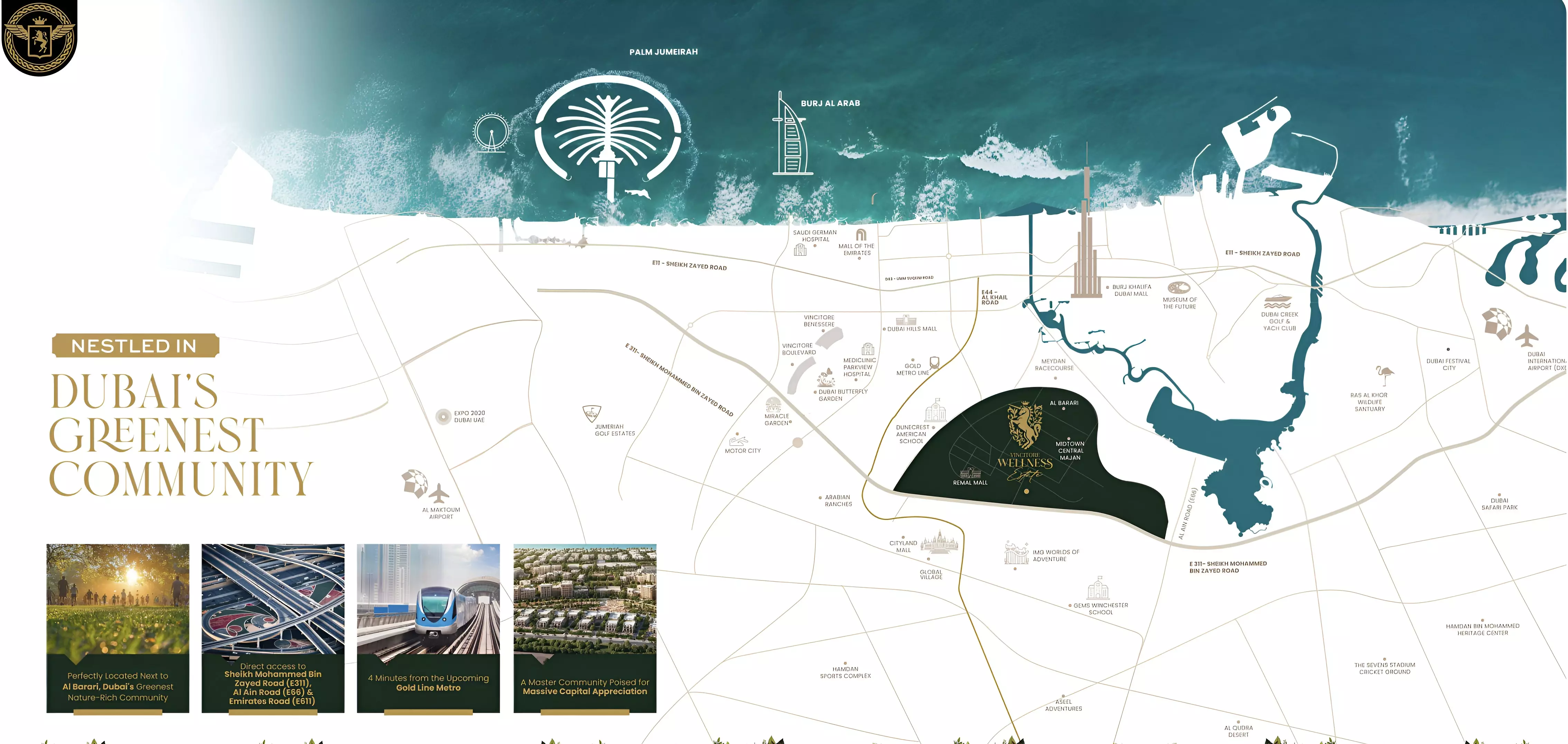 Vincitore Wellness Estate – master plan