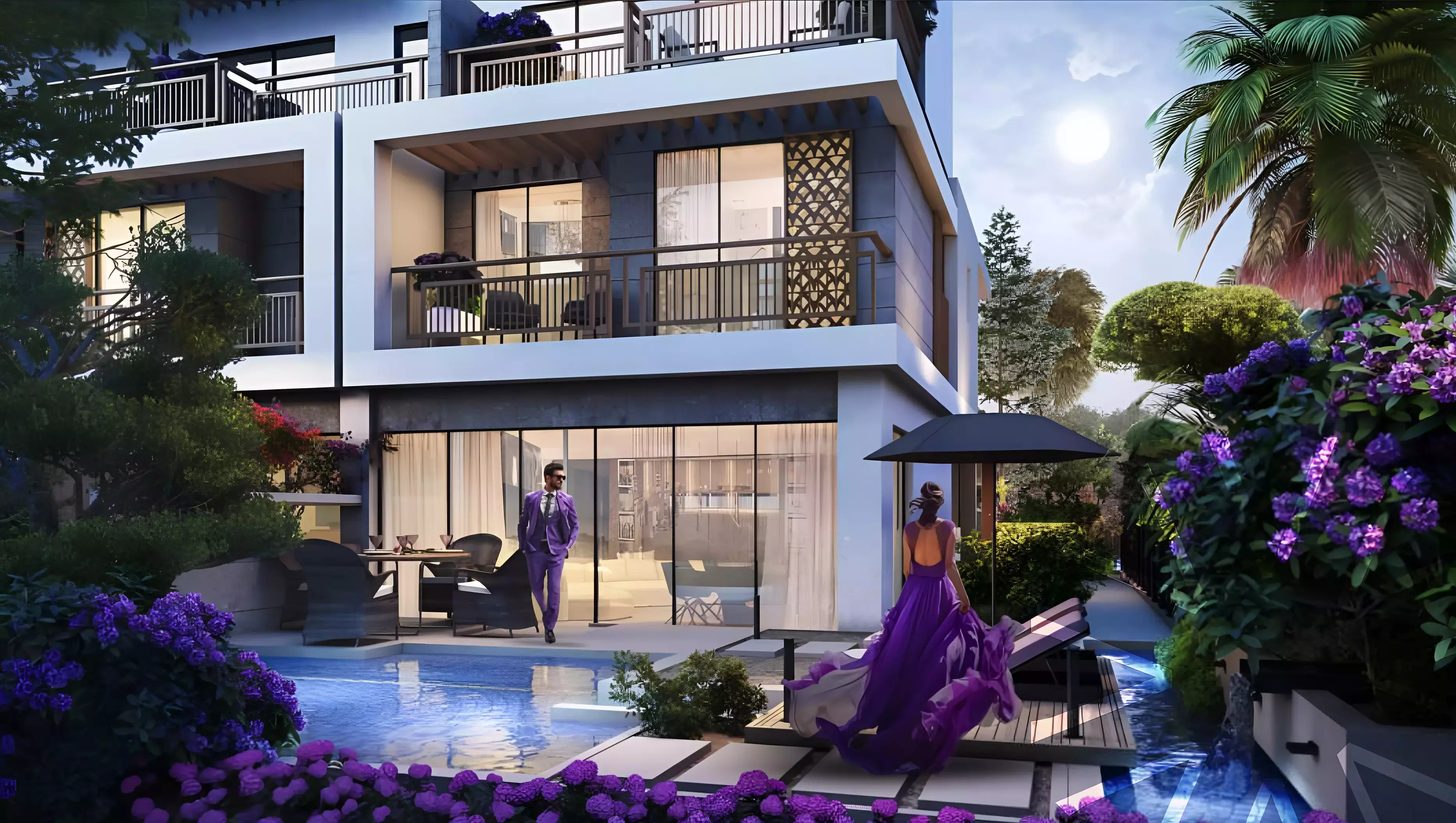 Violet Damac Hills 2 – main view