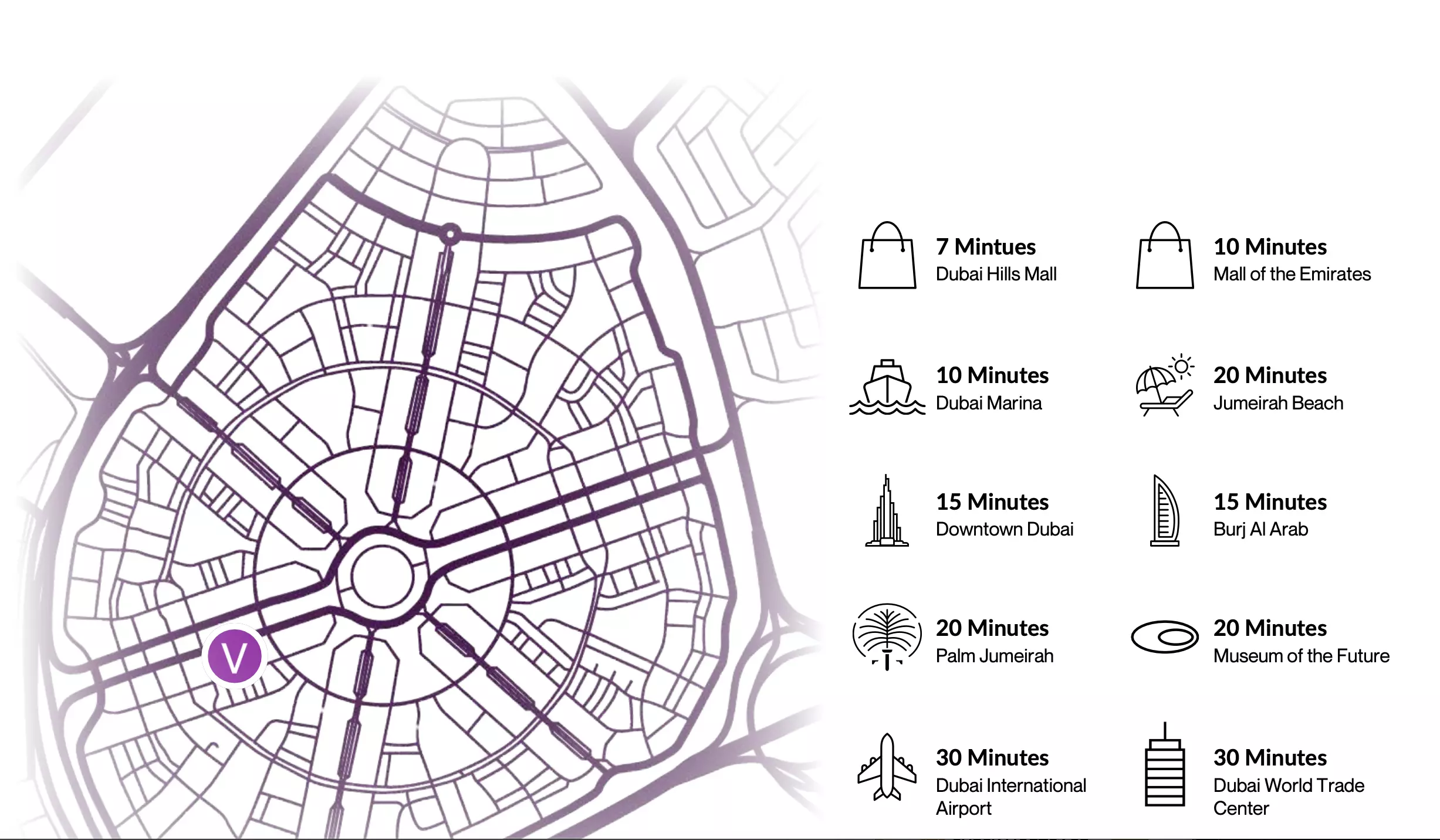 Violet Tower – master plan