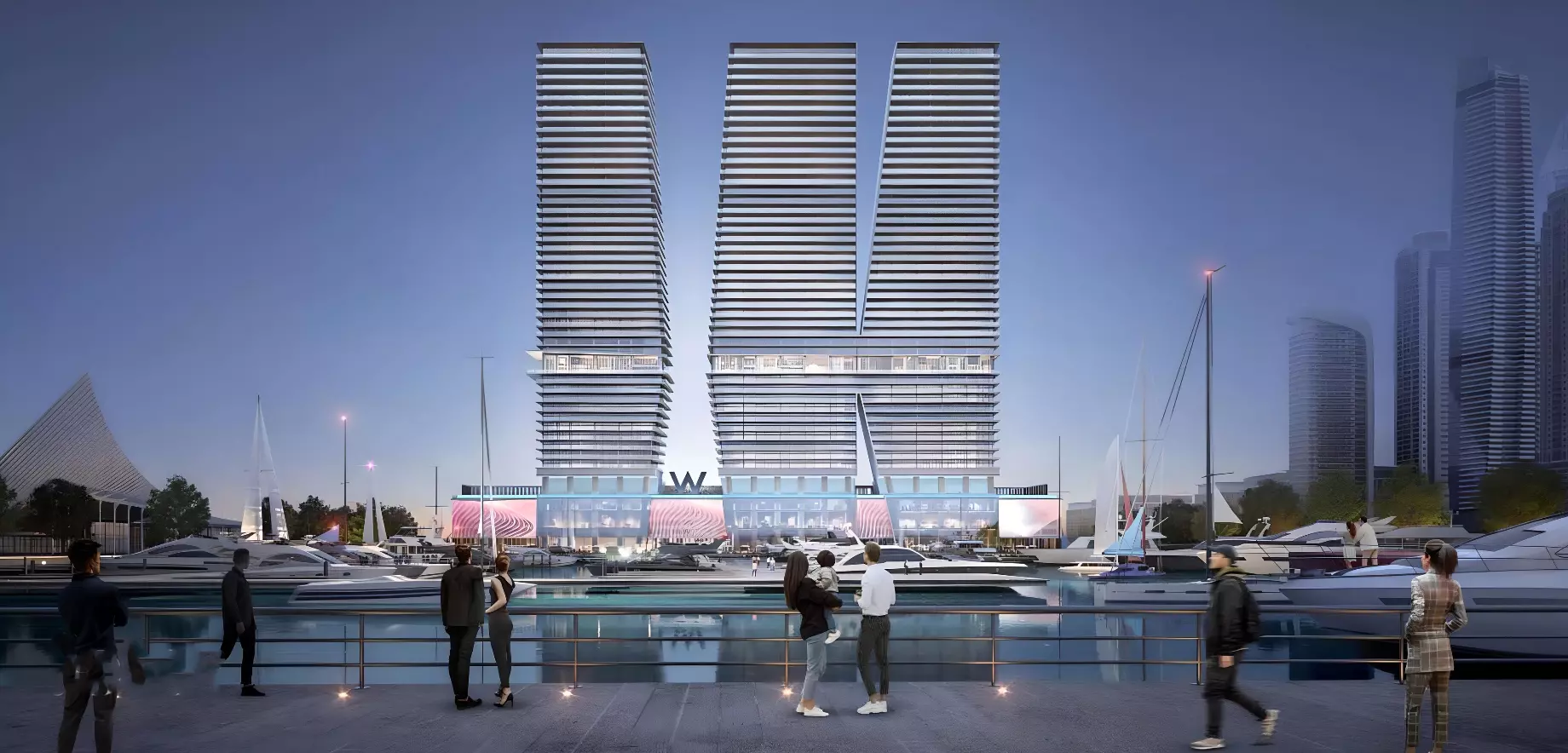 W Residences Dubai Harbour By Arada – main view