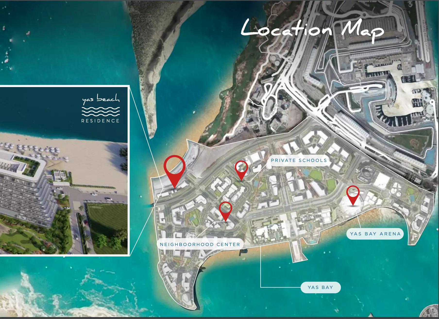Yas Beach Residences – master plan