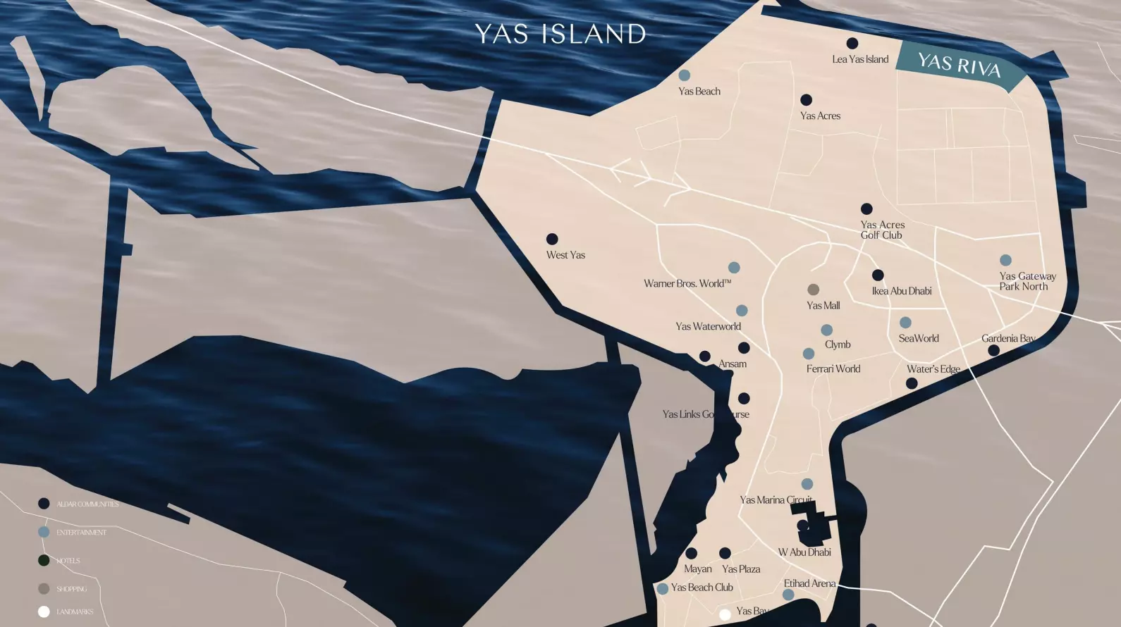 Yas Riva Residences – master plan