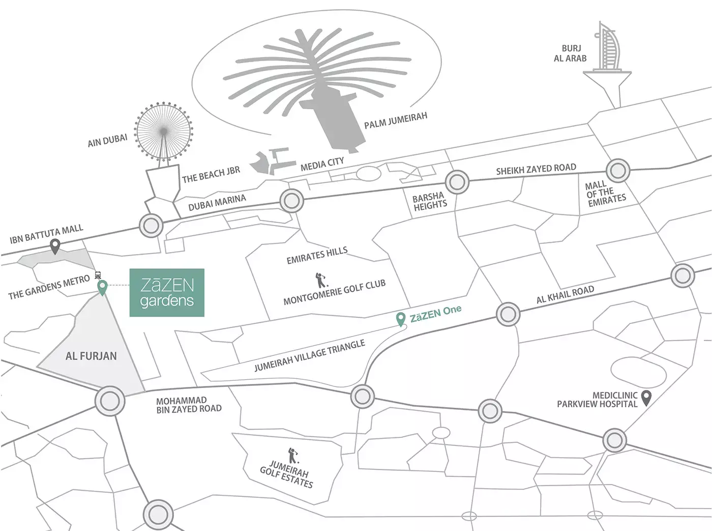 Zazen Gardens – master plan