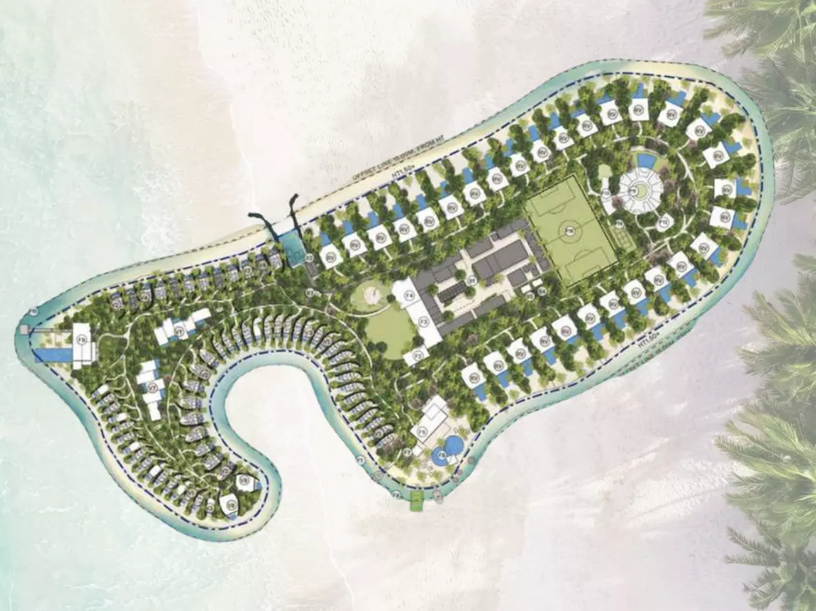 Zuha Island Villas – master plan