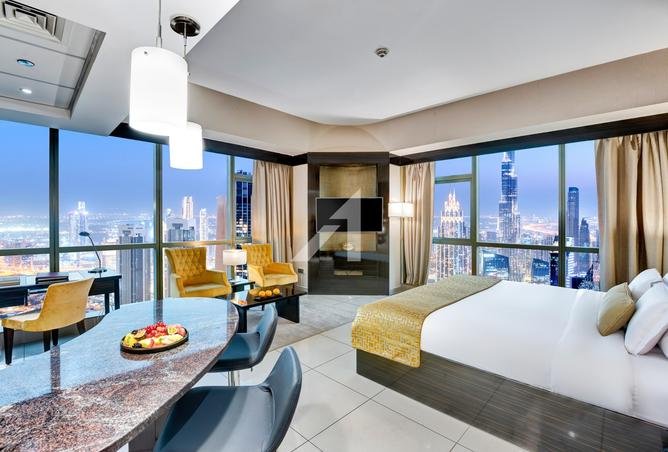 Studio Unit| Burj Khalifa View | Bills Included photo 2